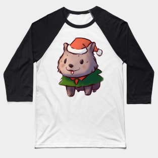 Cute Wombat Drawing Baseball T-Shirt